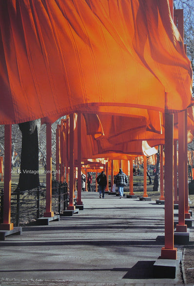 Christo exhibition poster - Central Park