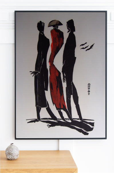 Detlef Willand - Original Woodcut