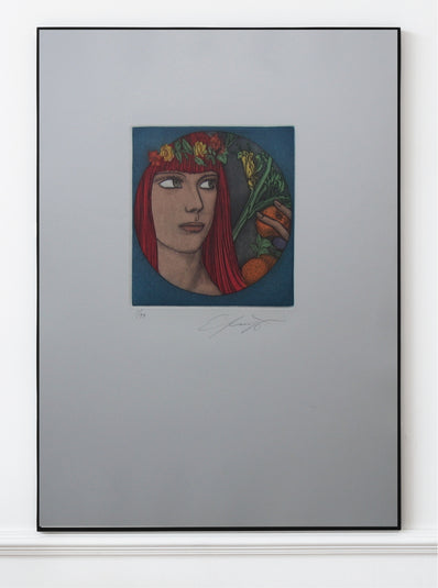 Ernst Fuchs - Original Limited Edition Etching & Aquatint 1976