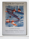 Werner Merzhäuser Original Woodcut Poster 1992 - Graphik der Gegenwart
