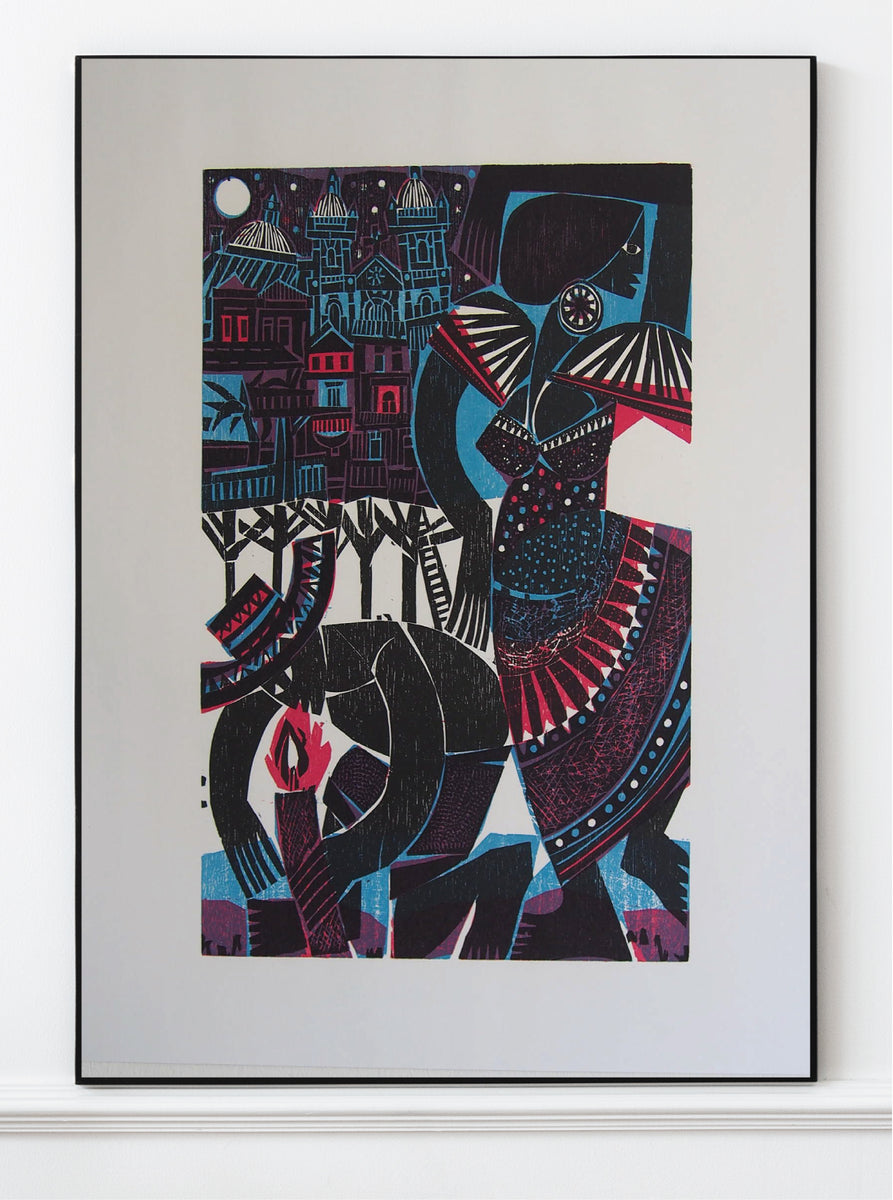 Lother Weiss - Original Woodcut