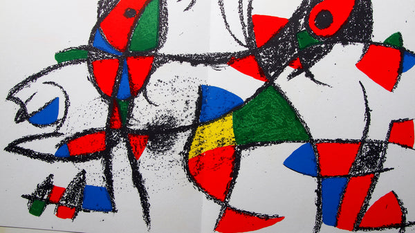 Joan Miró - Original Limited Edition Lithograph 1975 – Art