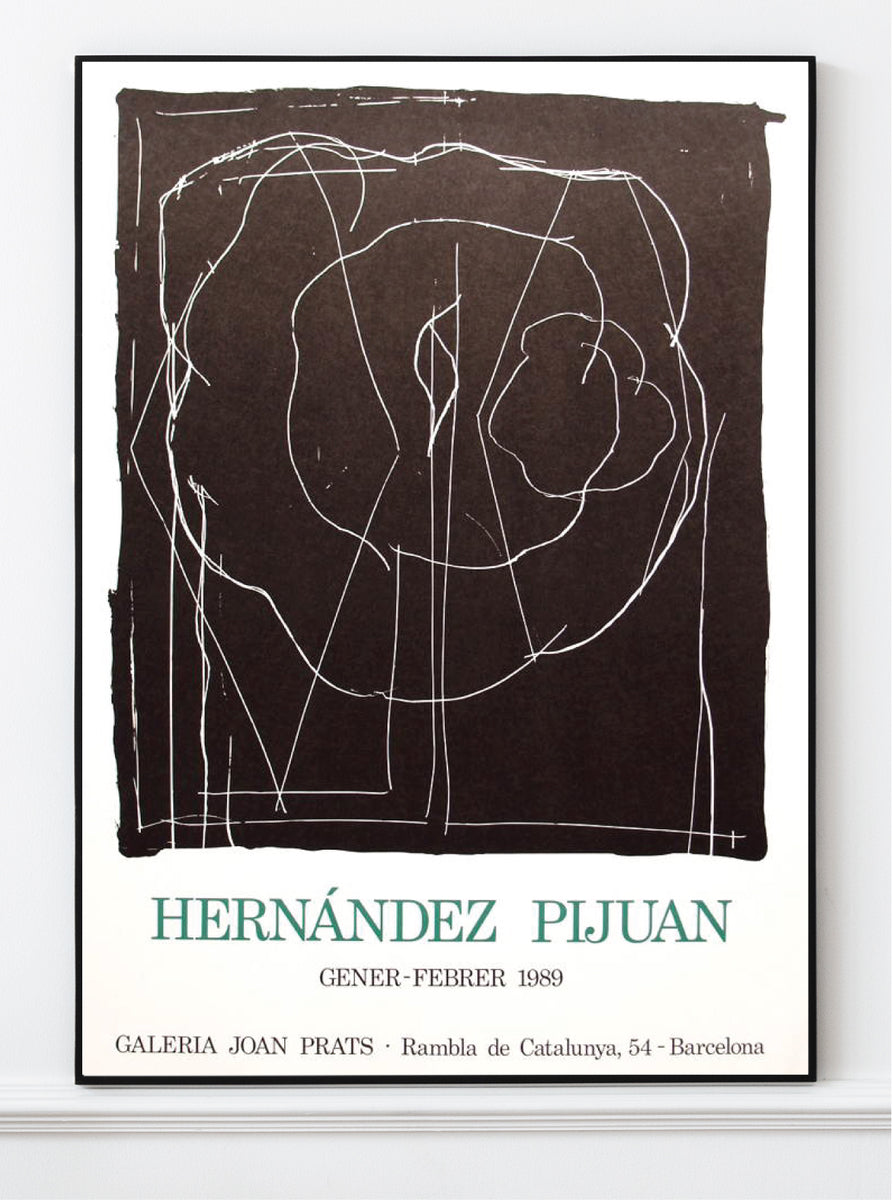 Joan Hernández Pijuan  - Original Artist Poster 1989