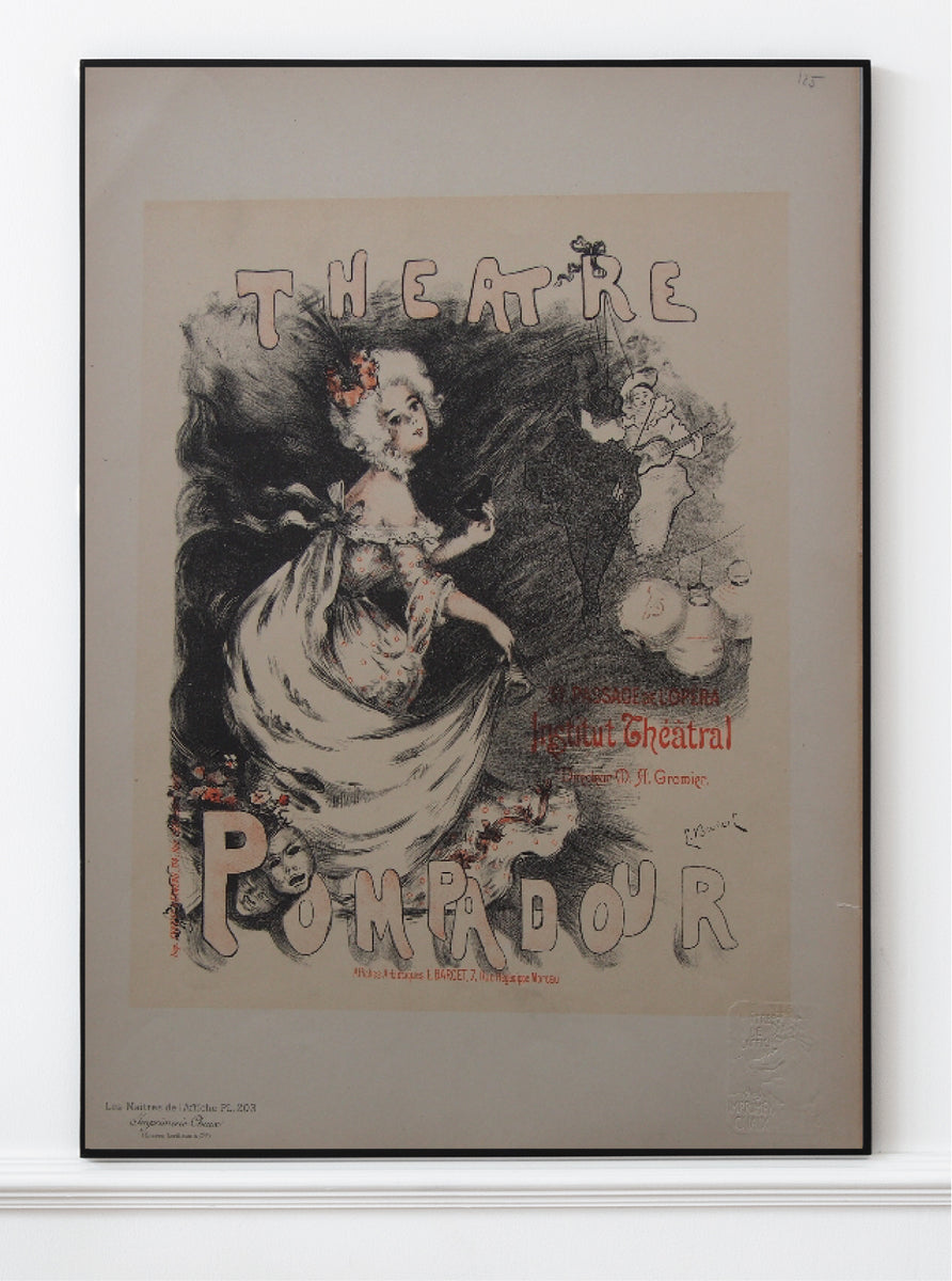 Emmanuel Barcet - Original Stone Lithograph 1898