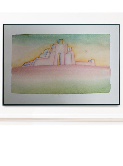 Jean-Michel Folon Vintage Print 1974