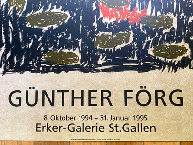 Günther Förg - Original Artist Poster 1994