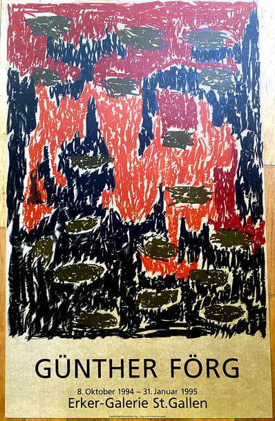 Günther Förg - Original Artist Poster 1994