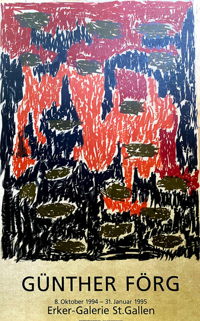 Günther Förg - Original Artist Poster 1994