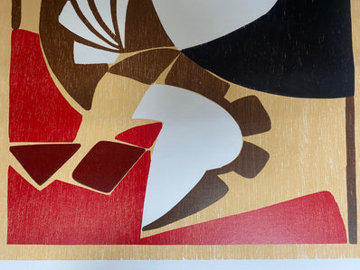 Udo Koller Original Woodcut Poster 1990