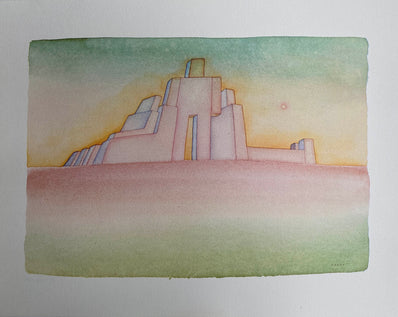 Jean-Michel Folon Vintage Print 1974