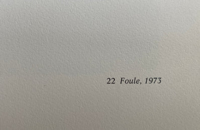 Jean-Michel Folon Vintage Print 1974