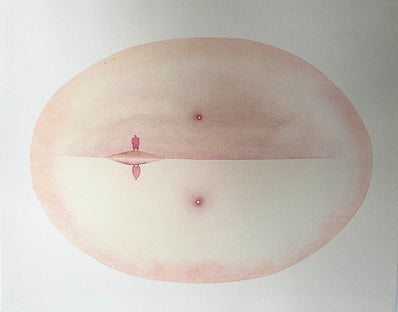 Jean-Michel Folon Vintage Print 1974