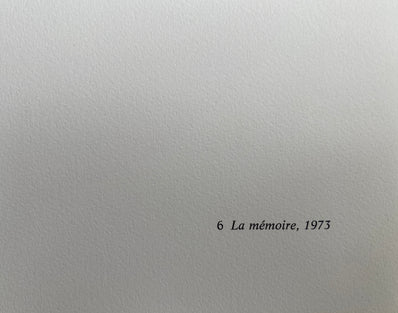 Jean-Michel Folon Vintage Print 1974