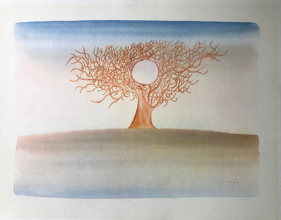 Jean-Michel Folon Vintage Print 1974