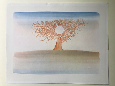 Jean-Michel Folon Vintage Print 1974