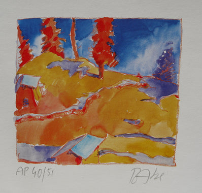 Original Limited Edition Lithograph - Handsigned