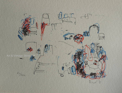 Band - Hand Signed Lithograph