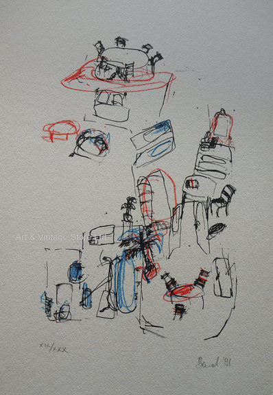 Band - Hand Signed Lithograph