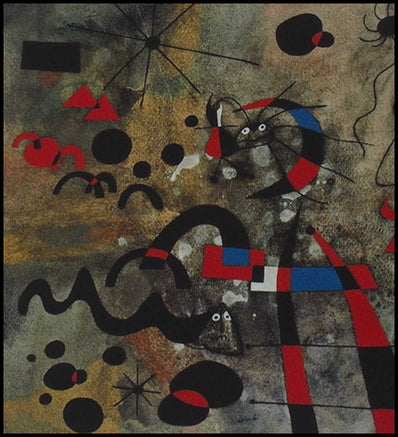Joan Miró - Hand Pressed Print