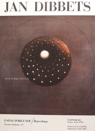 Jan Dibbets - Original Artist Poster 1990