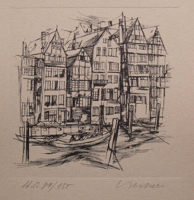 Heinz-Ludwig Beckers - Original Limited Edition Etching 1983