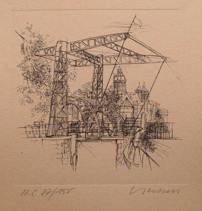 Heinz-Ludwig Beckers - Original Limited Edition Etching 1983