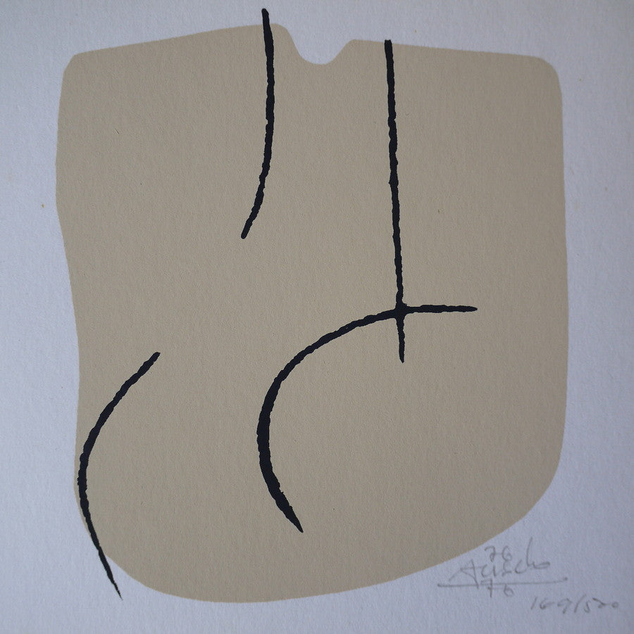 Acisclo Manzano Original Hand Signed Screen Print Art & Vintage