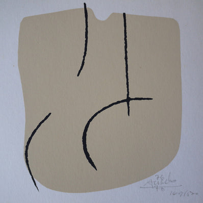 Acisclo Manzano - Original Hand Signed Screen Print