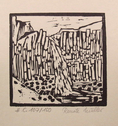 Renate Muller - Original Woodcut