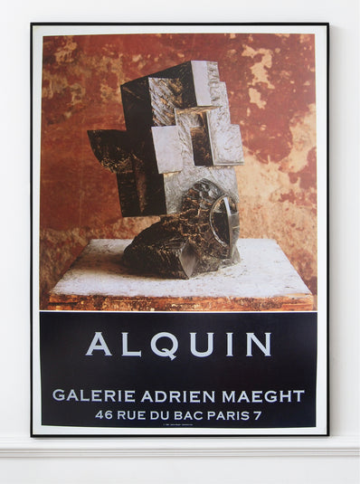 Nicloas Alquin - Original Exhibition Poster 1988