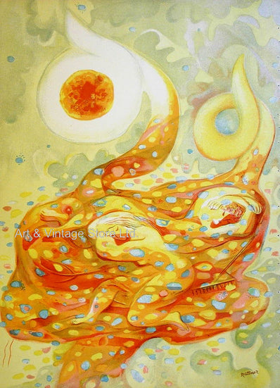 Abraham Rattner Print - Original Lithograph 1938