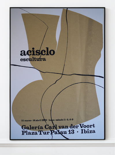 Acisclo Manzano - Original Hand Pulled Screen Print 1978