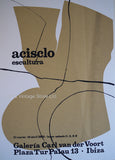 Acisclo Manzano - Original Hand Pulled Screen Print 1978