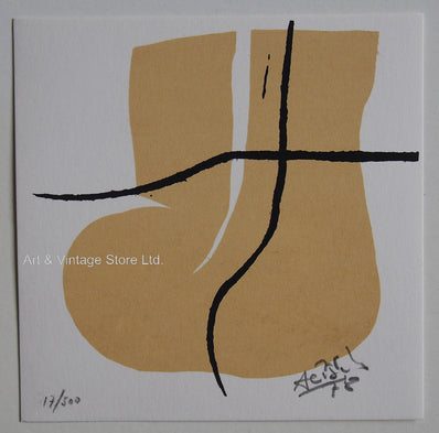 Acisclo Manzano - Original Hand Signed Screen Print 1978