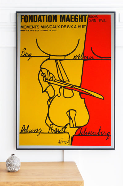 Valerio Adami Original Artist Poster 1976