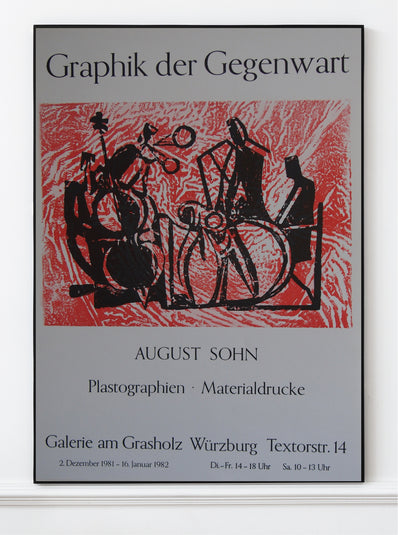 August Sohn - Original Artist Poster 1982
