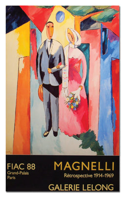 Alberto Magnelli Original Artist Poster 1988