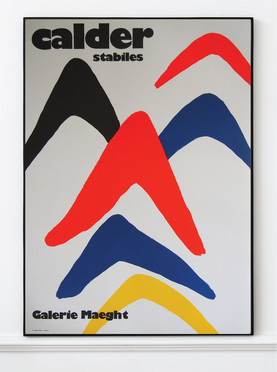 Alexander Calder - Sala Gaspar, 1973 - Cartel original de la exposición - Arte moderno Alexander Calder - Sala Gaspar, 1973 - Cartel original de la exposición - Arte moderno