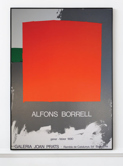 Alfons Borrell - Original Artist Poster 1980