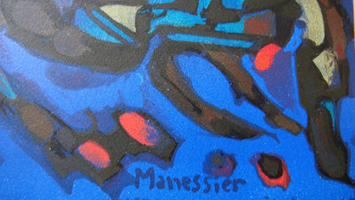 Alfred Manessier Vintage Print - Original Lithograph 1964