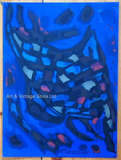 Alfred Manessier Vintage Print - Original Lithograph 1964