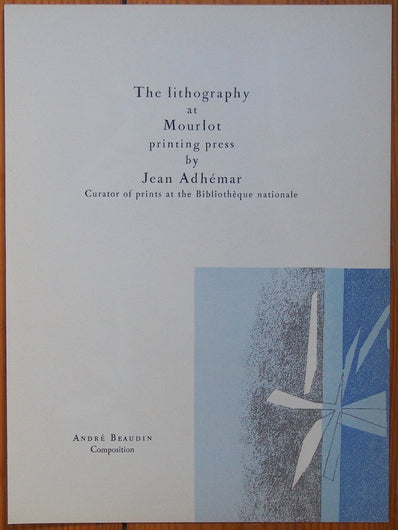 Andre Beaudin Vintage Print - Original Lithograph 1964