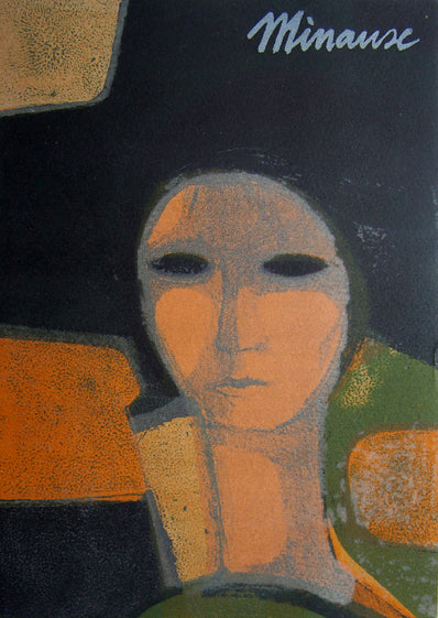 André Minaux Vintage Print - Original Lithograph 1968