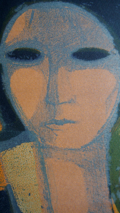 André Minaux Vintage Print - Original Lithograph 1968