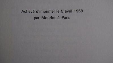 André Minaux Vintage Print - Original Lithograph 1968