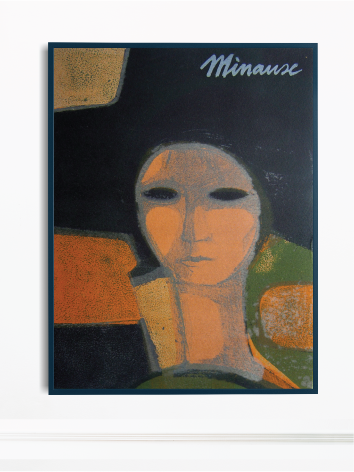 André Minaux Vintage Print - Original Lithograph 1968