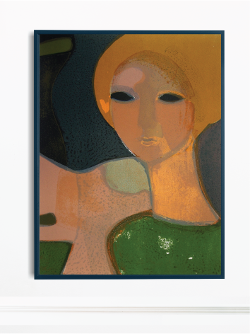 André Minaux Vintage Print - Original Lithograph 1968