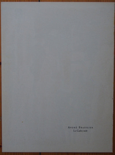 André Brasilier Vintage Print - Original Lithograph 1964