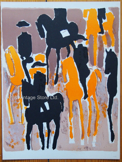 André Brasilier Vintage Print - Original Lithograph 1964