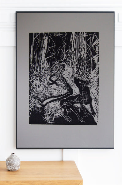 Andreas Bindl - Original Woodcut